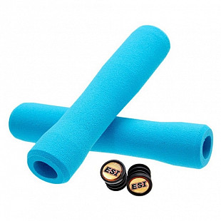 Грипсы ESI Fit CR 130 мм Cиликон FTCAQ Blue