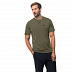 Футболка мужская Jack Wolfskin Crosstrail T Men burnt olive
