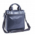 Мужская кожаная сумка Pola 1472 dark blue