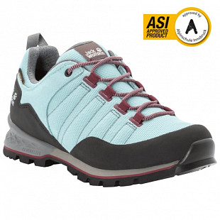 Водонепроницаемые кроссовки женские Jack Wolfskin Scrambler Lite Texapore Low W light blue / purple