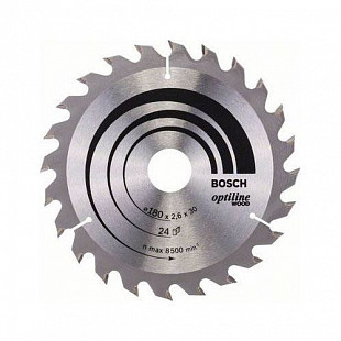 Диск пильный по дереву Bosch 18x3 см 24 зуба 2608640608