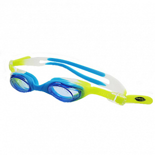 Очки для плавания Fora G304 yellow/blue