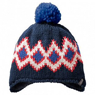 Шапка детская Jack Wolfskin Diamond Knit Cap Kids night blue