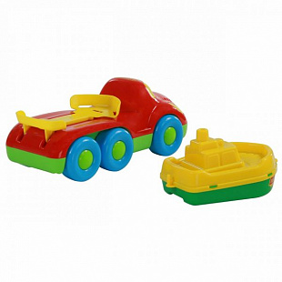 Автомобиль для перевозки кораблика Полесье Дружок 48370