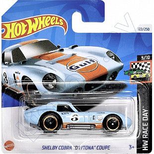 Машинка Hot Wheels Базовой коллекции Shelby Cobra Daytona Coupe 122/250 (5785 HTC77) mainline 2024