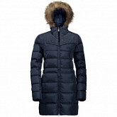 Пальто женское Jack Wolfskin Baffin Island Coat dark Blue