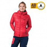 Ветрозащитная утепленная куртка женская Jack Wolfskin Mountain Down Jkt W tulip red