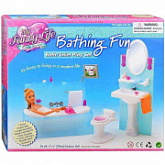 Кукла Rmz City Набор "Ванная комната" 2820