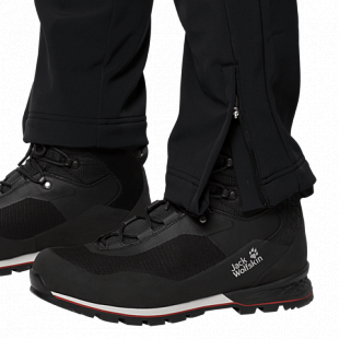 Брюки мужские Jack Wolfskin Zenon Softshell Pants Men black