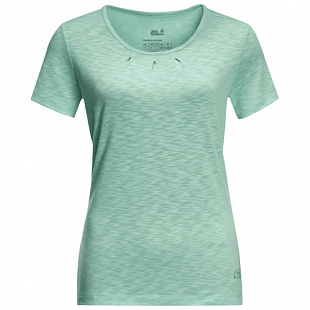 Футболка женская Jack Wolfskin Travel Drape T W light jade