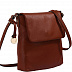 Женская сумка из кожи Pola 9021 dark brown