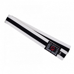 Пояс Budo-Nord white/black