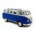 Машинка инерционная Maisto 1:40 Volkswagen Van Samba (21001) white/blue