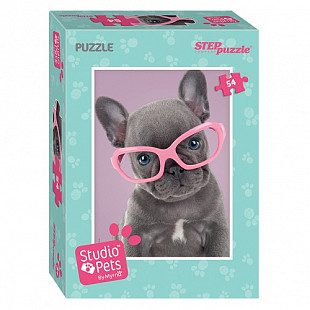 Мозаика Step Puzzle Мирна Щенок в очках 54 71153