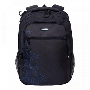 Городской рюкзак GRIZZLY RU-922-2 /2 black/blue