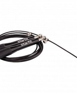 Скакалка скоростная Starfit RP-301 металл с подшипниками и шарнирами black
