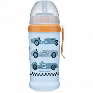 Поильник Canpol babies с силиконовой трубочкой 350 мл 12+ (56/516_blul) blue