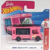Машинка Hot Wheels Базовой коллекции Barbie Dream Camper/Roulotte 21/250 (5785 JJH96) mainline 2025