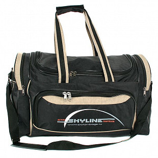 Дорожная сумка Polar 6068с black/burgundy