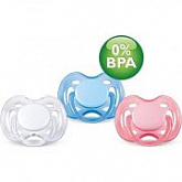 Пустышка силиконовая Avent Free Flow SCF178/13