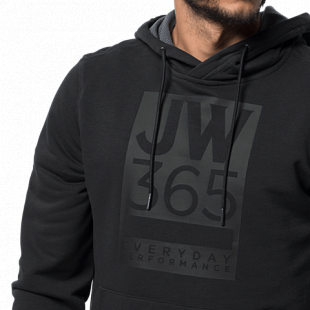Пуловер мужский Jack Wolfskin 365 Hoody M black