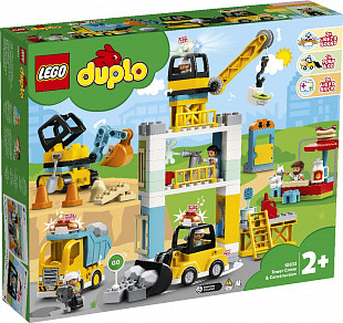 Конструктор LEGO Duplo Башенный кран на стройке 10933