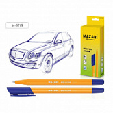 Ручка масляная Mazari Arcadia М-5715 blue