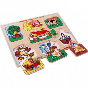 Игрушка детская деревянная Ферма 1420