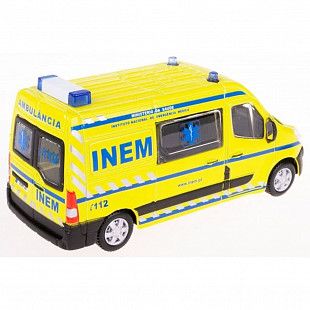 Коллекционная машина Bburago 1:50 Renault Master (18-32008) yellow
