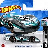 Машинка Hot Wheels Базовой коллекции '76 Greenwood Corvette 11/250 (5785 HTD67) mainline 2024