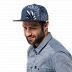 Кепка Jack Wolfskin Leaf Cap ocean wave all over 1907661-7717