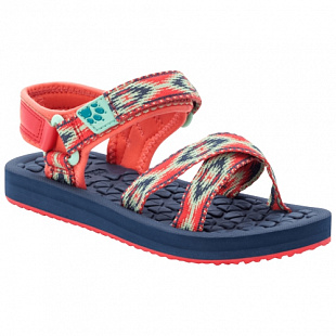 Сандалии детские Jack Wolfskin Zulu K red / blue