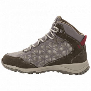 Ботинки женские Jack Wolfskin Activate Xt Texapore Mid W clay / burgundy