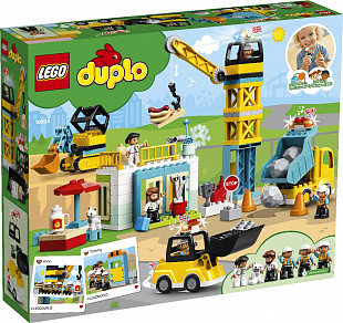 Конструктор LEGO Duplo Башенный кран на стройке 10933