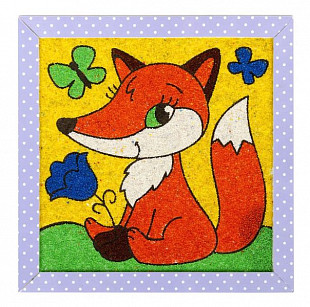 Песочная фреска Десятое Королевство Мечтательный лисенок 01999