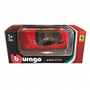 Коллекционная машина Bburago 1:64 Ferrari 599 GTO (18-56100) red