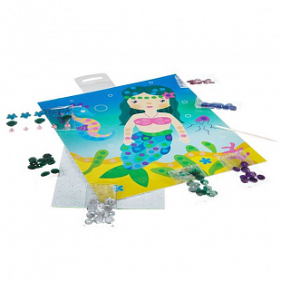 Картина из пайеток и страз Bondibon Русалочка ВВ1971