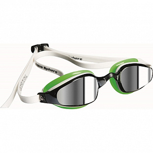 Очки для плавания Aqua Sphere Michael Phelps K180 Mirrored EP112119 white/green