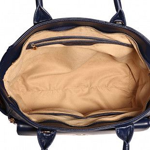 Женская сумка из кожи Pola 9004 dark blue