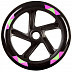 Колесо Novatrack PU 180мм Х76780 black