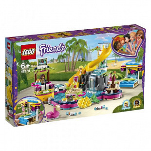 Конструктор LEGO Friends Вечеринка Андреа у бассейна 41374