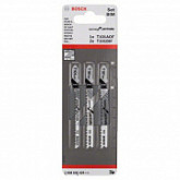 Набор пилок для лобз. Bosch Т 101 BIF T 101 AOF 3 предмета 2 608 636 429