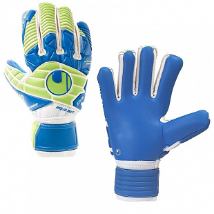 Перчатки вратарские Uhlsport Eliminator Aquasoft White/Green