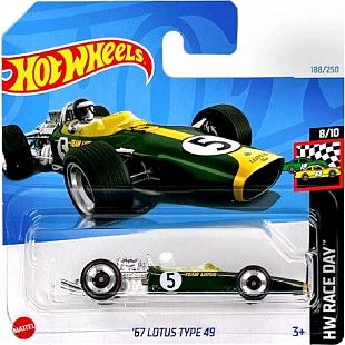 Машинка Hot Wheels Базовой коллекции '67 Lotus Type 49 188/250 (5785 HRY76)