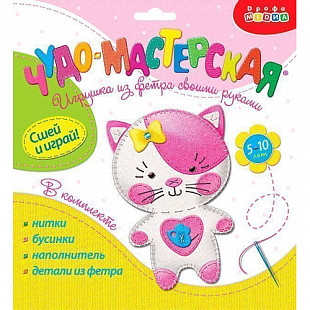 Игрушка из фетра своими руками Дрофа-Медиа Котёнок DR-3369