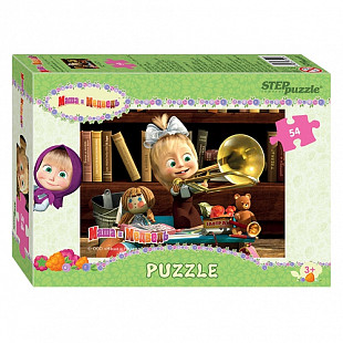 Мозаика Step Puzzle Маша и Медведь 54 71120