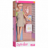 Куклы Defa Lucy с малышом 8357 green/pink