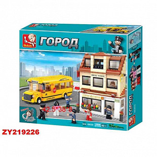 Конструктор Sluban Школа и автобус M38-B0333
