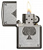 Зажигалка Zippo Ace of Spades Filigree 28323 black ice