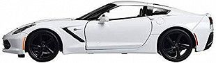 Масштабная модель автомобиля Maisto 1:24 Шевроле Корвет Стингрэй купе (31505) white